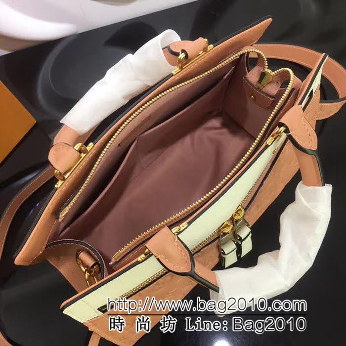 路易威登LV頂級原單M54196杏配白色 Zipped手提肩背包 YDH2095